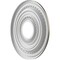 Ekena Millwork Cole PVC Medallion (Canopies up to 4 1/4"), 13"OD x 3 1/2"ID x 3/4"P, Metallic Weathered Steel CMP13CODST - alternate 2